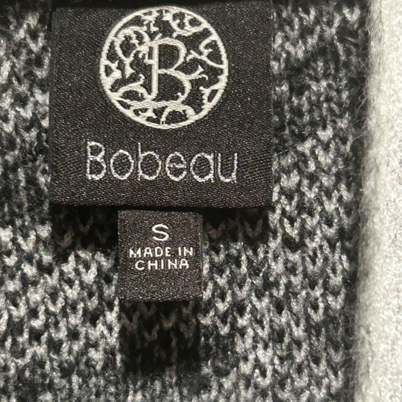 Bobeau Open Front Cardigan Zebra Animal Print - Picture 5 of 5